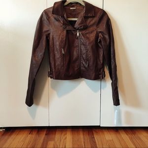 ✨Brown Leather Jacket✨